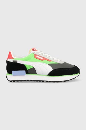Sneakers boty Puma zelená barva