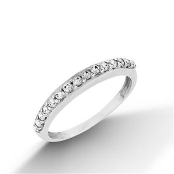 Šperky4U Stříbrný prsten se zirkony, vel. 50 - velikost 50 - CS2030-50