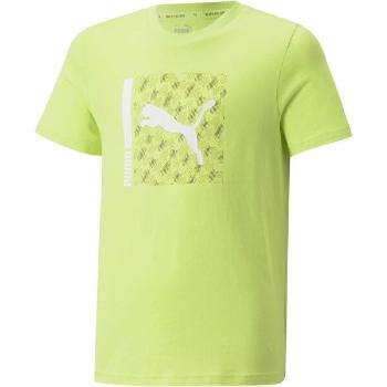 Puma ACTIVE SPORT TEE Dětské triko, světle zelená, velikost 128