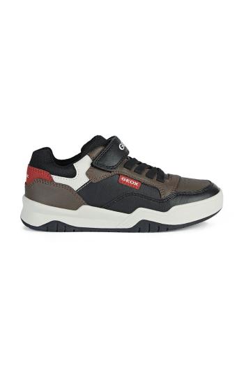 Dětské sneakers boty Geox hnědá barva