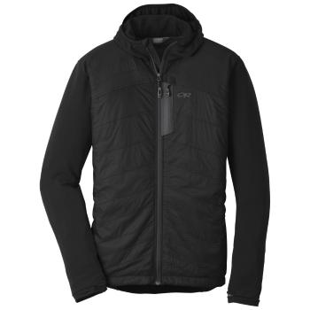 Pánská mikina Outdoor Research Men's Deviator Hoody, black/charcoal velikost: M