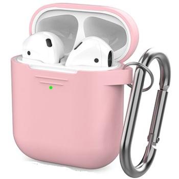 AhaStyle kryt AirPods 1 & 2 s LED indikací růžový (PT06-Pink)