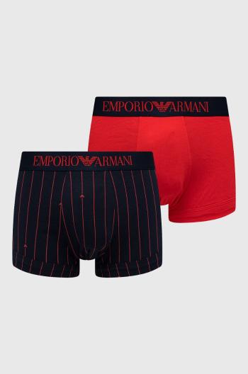Boxerky Emporio Armani Underwear pánské, červená barva