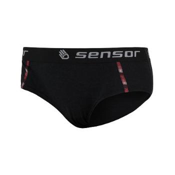 SENSOR MERINO AIR dámské kalhotky černá Velikost: XL