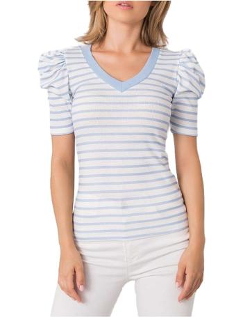 Modro-bílé dámské pruhované tričko vel. ONE SIZE