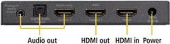 Audio extraktor HDMI zásuvka ⇒ HDMI zásuvka, jack zásuvka 3,5 mm, Toslink zásuvka (ODT) Marmitek Connect AE24 UHD 2.0 08334