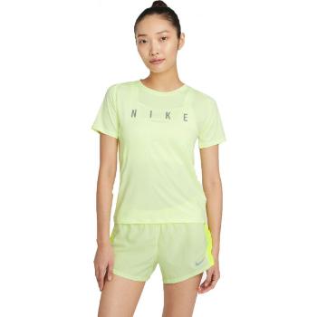 Nike RUN DVN MILER TOP SS W Dámské běžecké tričko, žlutá, velikost L
