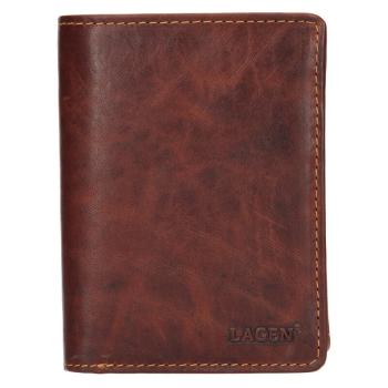 Lagen pánská peněženka kožená 6538/M Brown
