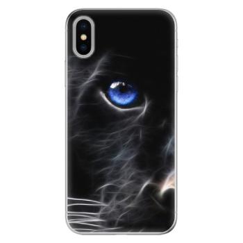 Odolné silikonové pouzdro iSaprio - Black Puma - iPhone X