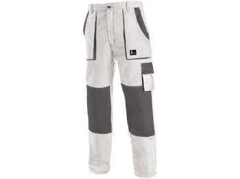 Kalhoty do pasu CXS LUXY JOSEF, pánské, bílo-šedé, vel. 58