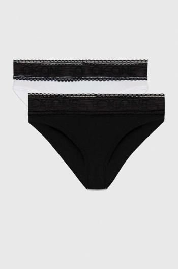 Dětské kalhotky Calvin Klein Underwear černá barva