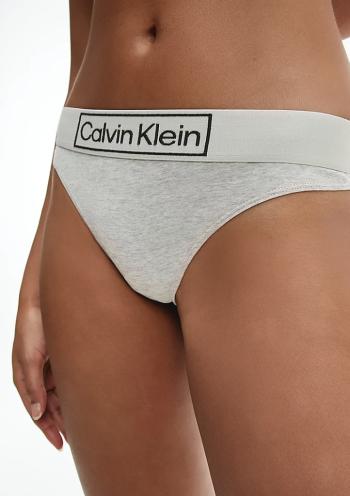 Dámská tanga Calvin Klein QF6774 M Šedá