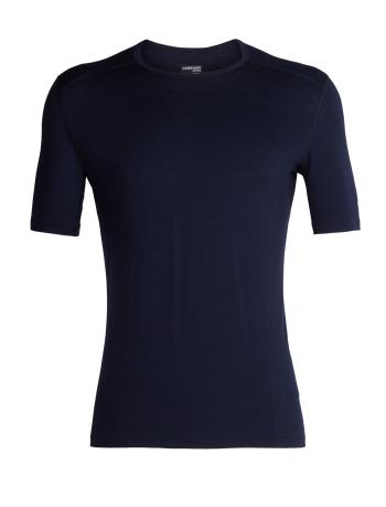 pánské merino triko krátký rukáv ICEBREAKER Mens 200 Oasis SS Crewe, Midnight Navy velikost: XXL