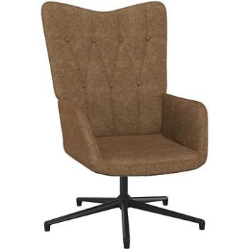 Relaxační židle taupe textil, 327576 (327576)