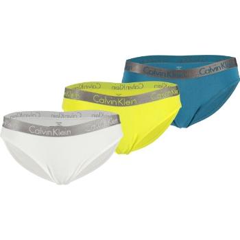 Calvin Klein BIKINI 3PK Dámské kalhotky, žlutá, velikost L