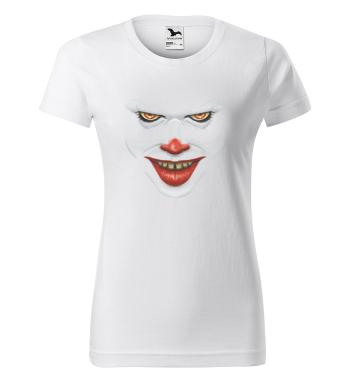 Tričko Clown (Velikost: XS, Typ: pro ženy, Barva trička: Bílá)