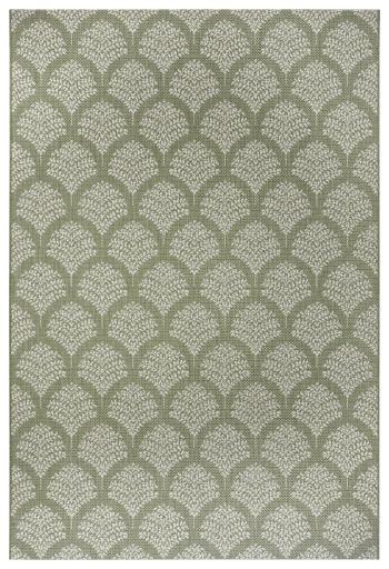 Hanse Home Collection koberce Kusový koberec Flatweave 104868 Green/Cream - 160x230 cm Zelená