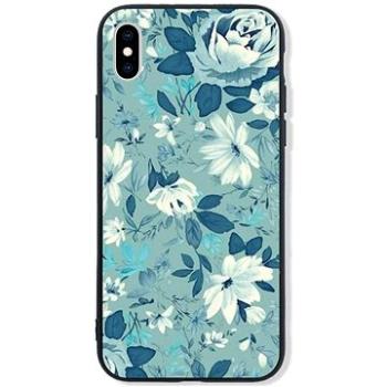 TopQ LUXURY iPhone XS pevný Retro Flowers 48838 (Sun-48838)