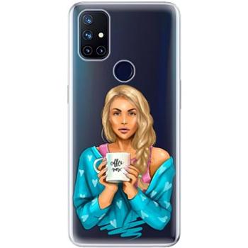 iSaprio Coffe Now - Blond pro OnePlus Nord N10 5G (cofnoblo-TPU3-OPn10)