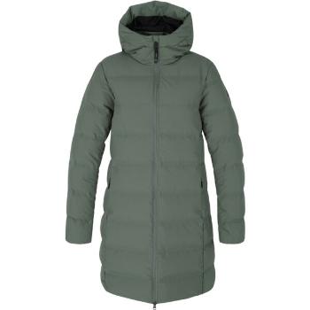 Hannah GAIA Dámský péřový kabát, zelená, velikost XS