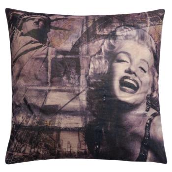 Polštář Amerika s potiskem Marilyn Monroe a sochou Svobody - 43*43 cm KG023.060