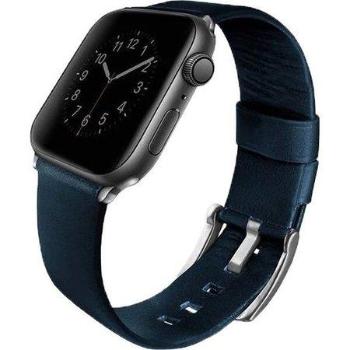 UNIQ Mondain pro Apple Watch série 4 (44 mm), UNIQ-44MM-MONBLU