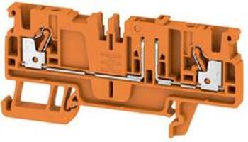 Průchodková svorka Weidmüller ADT 2.5 2C OR, 1989820000, oranžová, 50 ks