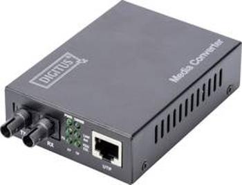 LAN, ST Duplex síťový prvek media converter 1 GBit/s Digitus DN-82110-1