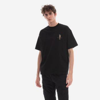 Pánské tričko Checked out Relaxed tee SLA-M3049TE-BLK