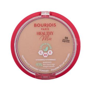 BOURJOIS Paris Healthy Mix Clean & Vegan Naturally Radiant Powder 10 g pudr pro ženy 05 Deep Beige