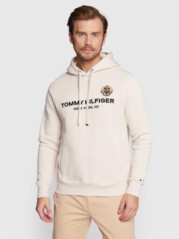 Tommy Hilfiger pánská krémová mikina - L (AF4)