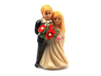Svatební pár - marcipánová figurka na dort - Frischmann