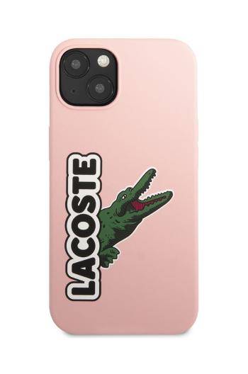 Obal na telefon Lacoste Iphone 13 6,1" růžová barva