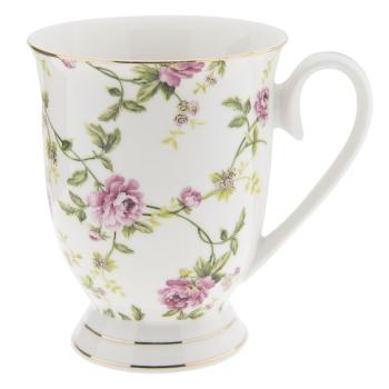 Porcelánový hrnek s květy Bouton de Rose -  11*8*10 cm 6CE0833