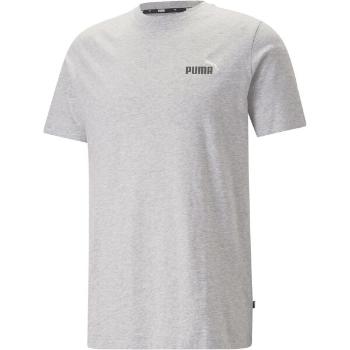 Puma ESSENTIALS+ TEE Pánské tričko, šedá, velikost