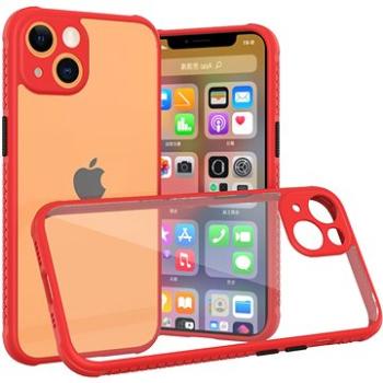Hishell two colour clear case for iphone 13 red (HPC-10-iphone 13 -red)