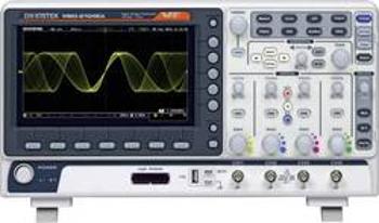 Digitální osciloskop GW Instek MSO-2104EA, 100 MHz, s pamětí (DSO), mixovaný signál (MSO), logický analyzátor, generátor funkcí