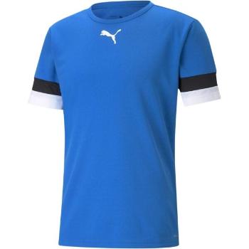 Puma TEAMRISE JERSEY TEE Pánské fotbalové triko, modrá, velikost