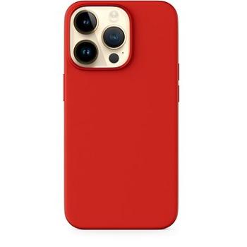Epico silikonový kryt pro iPhone 14 Plus s podporou uchycení MagSafe - tmavě červený (69410102900001)
