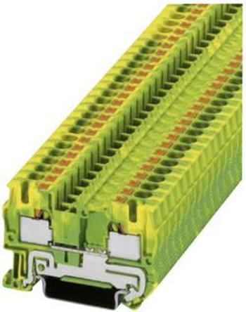 Svorka Push-in Phoenix Contact PIT 4-PE (3211766), s ochranným vodičem, 6,2 mm, zel/žlut