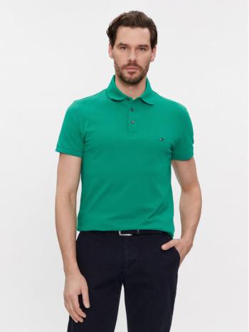 Tommy Hilfiger pánské zelené polo tričko - S (L4B)