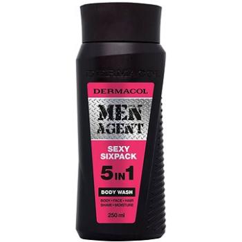 DERMACOL Men Agent Sexy Sixpack 5in1 Shower Gel 250 ml (8590031106021)