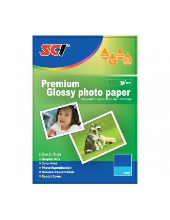 SCI GPP-260 Glossy Inkjet Photo Paper, 260g, 10x15cm, 20 listů, lesklý fotopapír