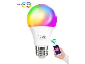 Smart LED žárovka E27 9W RGB NOUS P3 WiFi Tuya