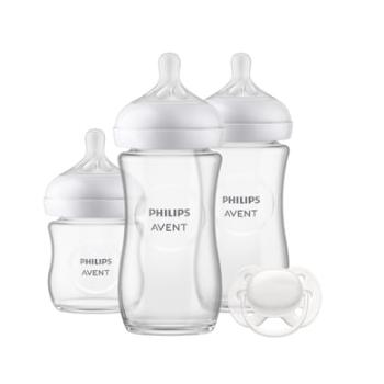 Philips Avent startovací sada SCD878/11 Natural Response Basic sklo