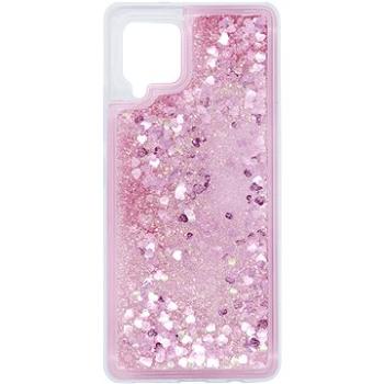 iWill Glitter Liquid Heart Case pro Samsung Galaxy A42 5G Pink (DIP123_69)