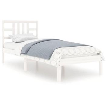 Rám postele bílý masivní dřevo 90 × 190 cm Single, 3105371 (3105371)