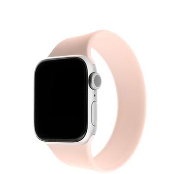 FIXED Elastic Silicone Strap pro Apple Watch 42/44/45/Ultra 49mm velikost XS růžový (FIXESST-434-XS-PI)