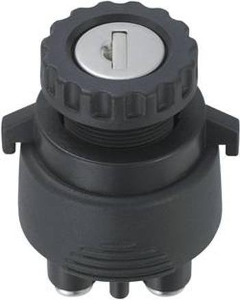 Klíčový spínač TRU COMPONENTS TC-K3-33 1587963, 12 V/DC, 15 A, 2x zap/vyp/zap/(zap), 1 x 30 °, 1 ks