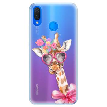 Silikonové pouzdro iSaprio - Lady Giraffe - Huawei Nova 3i